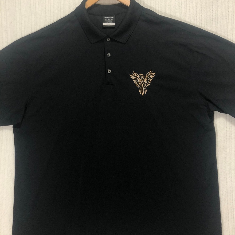 Nike Golf Dri-FIT Polo Shirt Phoenix Logo Athletic Training Men's Size‎ XXL